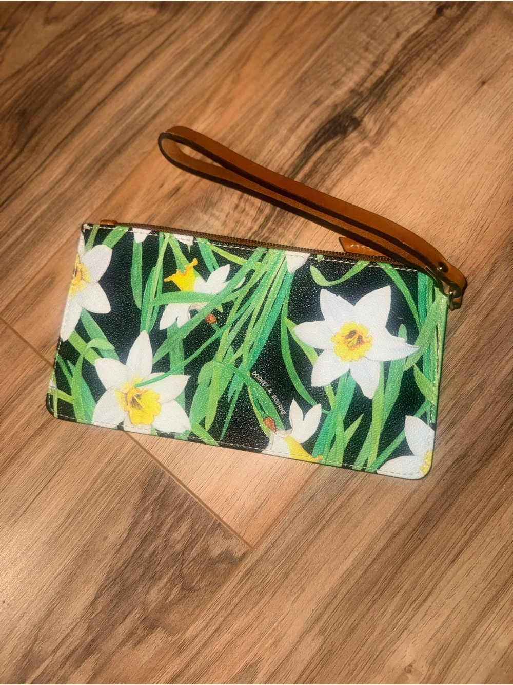 Dooney & Bourke Daffodil Floral Wristlet